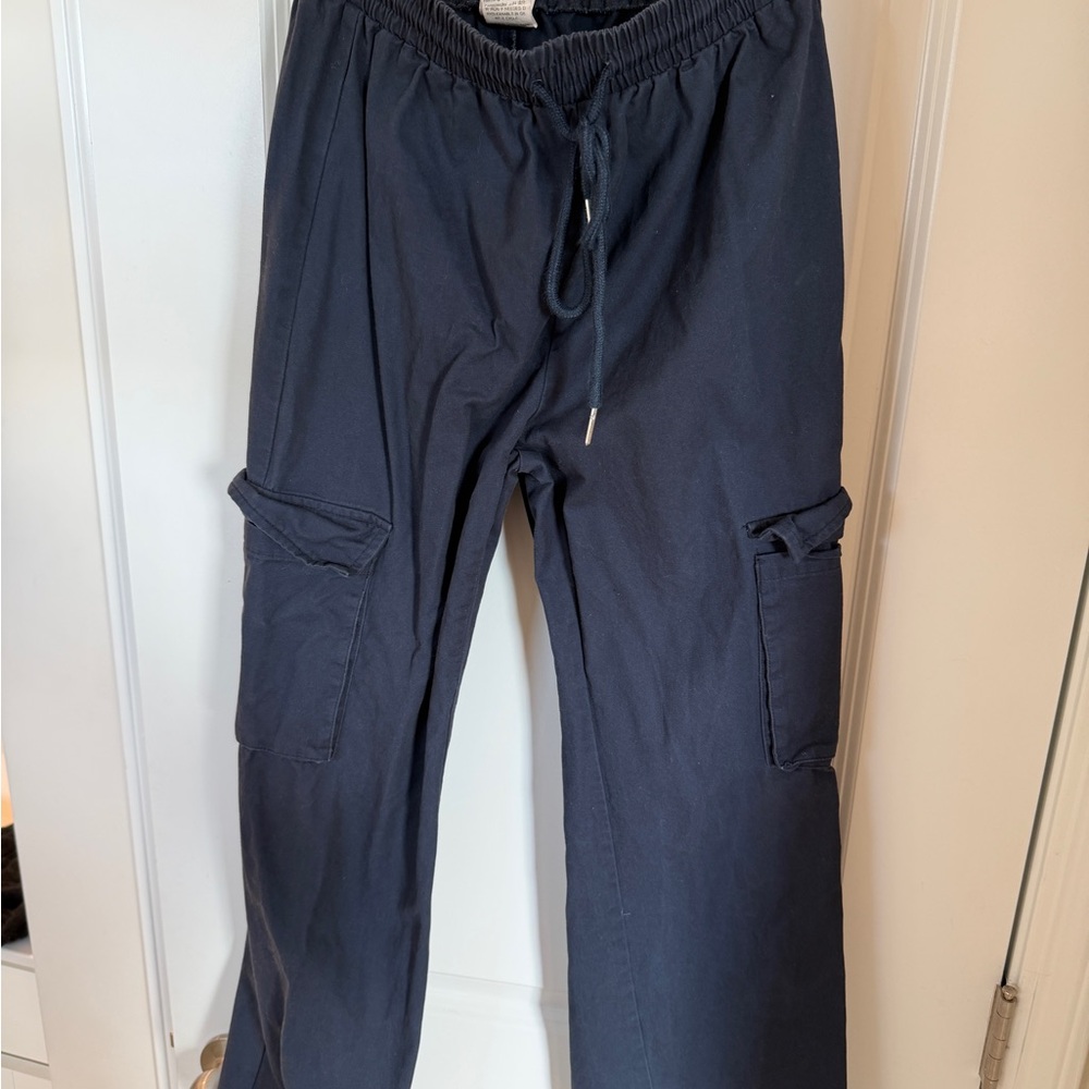Dark Blue Cargo Pants